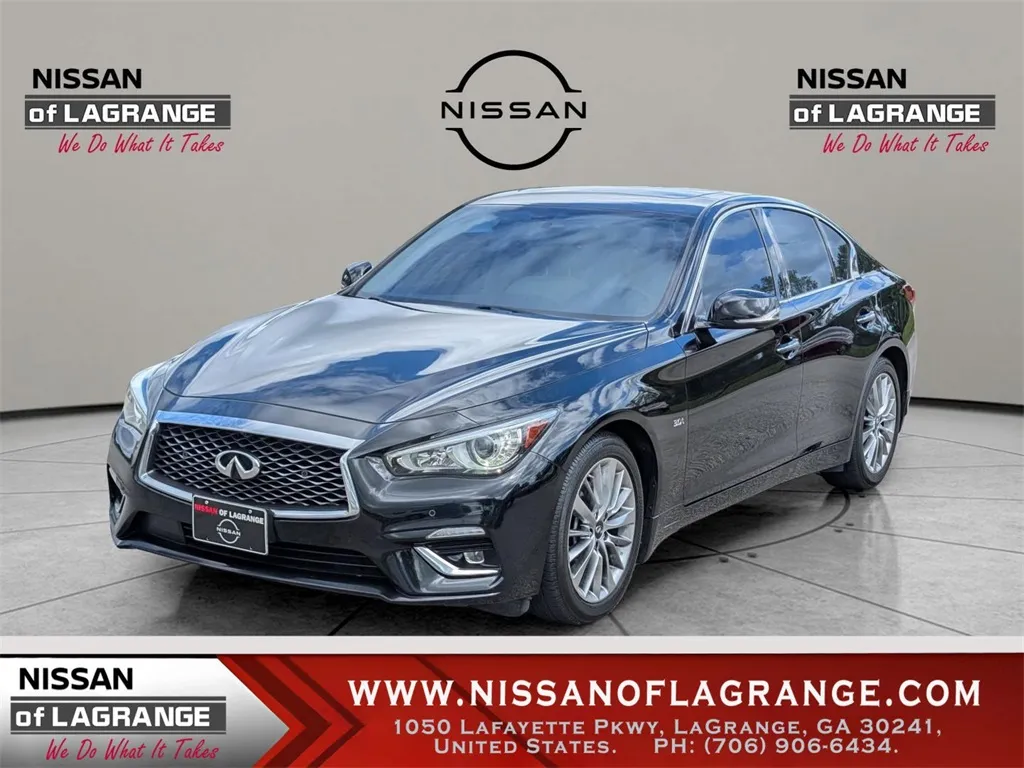 Black 2019 INFINITI Q50 3.0t LUXE for sale in LaGrange, GA