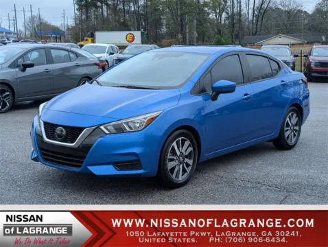 Blue 2020 Nissan Versa 1.6 SV for sale in LaGrange, GA