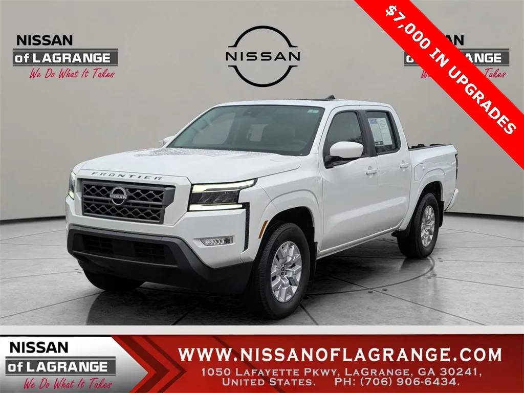 White 2022 Nissan Frontier SV for sale in LaGrange, GA