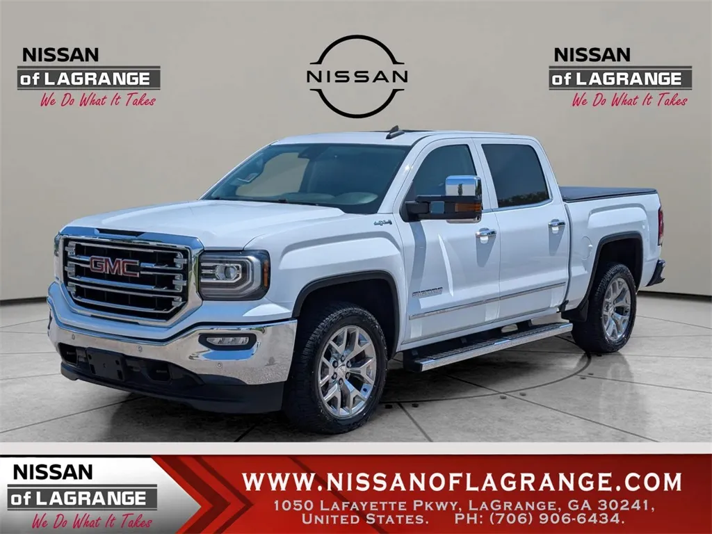 White 2018 GMC Sierra 1500 SLT for sale in LaGrange, GA