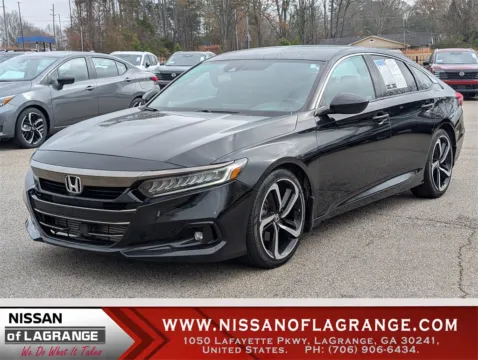 Black 2022 Honda Accord Sport for sale in LaGrange, GA