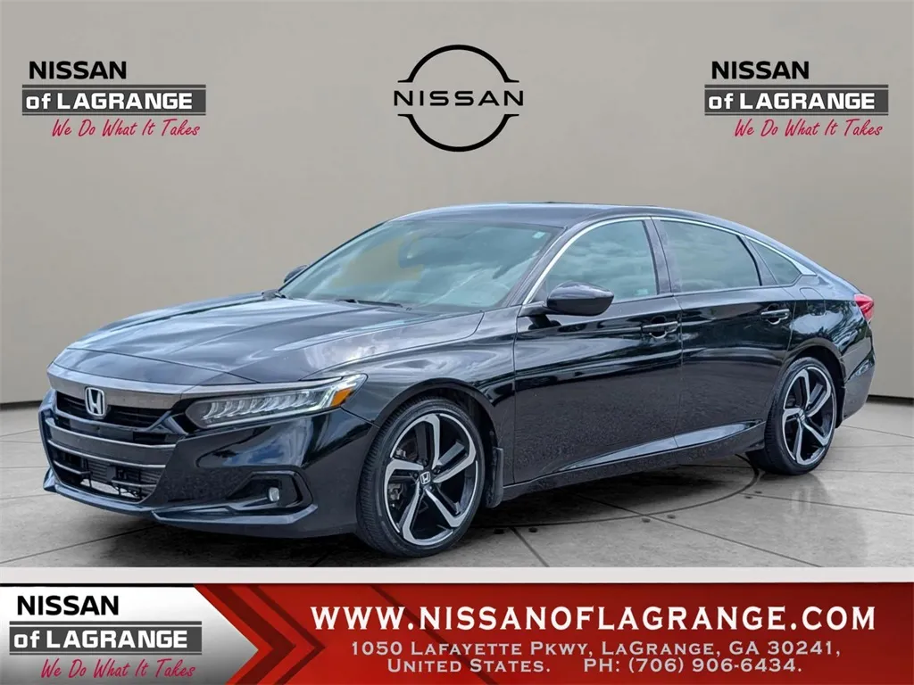 Black 2022 Honda Accord Sport for sale in LaGrange, GA