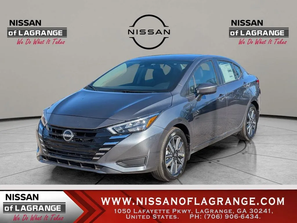 Gray 2025 Nissan Versa 1.6 SV for sale in LaGrange, GA