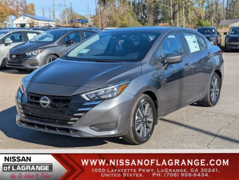Gray 2025 Nissan Versa 1.6 SV for sale in LaGrange, GA