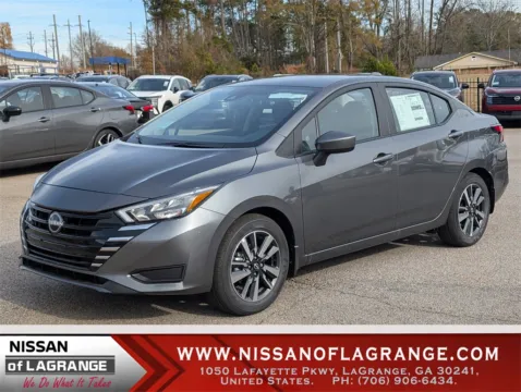 Gray 2025 Nissan Versa 1.6 SV for sale in LaGrange, GA