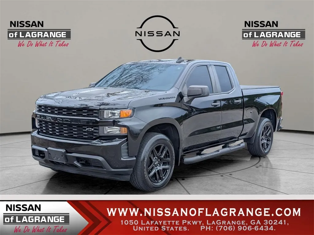 Black 2021 Chevrolet Silverado 1500 Custom for sale in LaGrange, GA