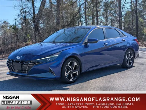 Blue 2021 Hyundai Elantra SEL for sale in LaGrange, GA