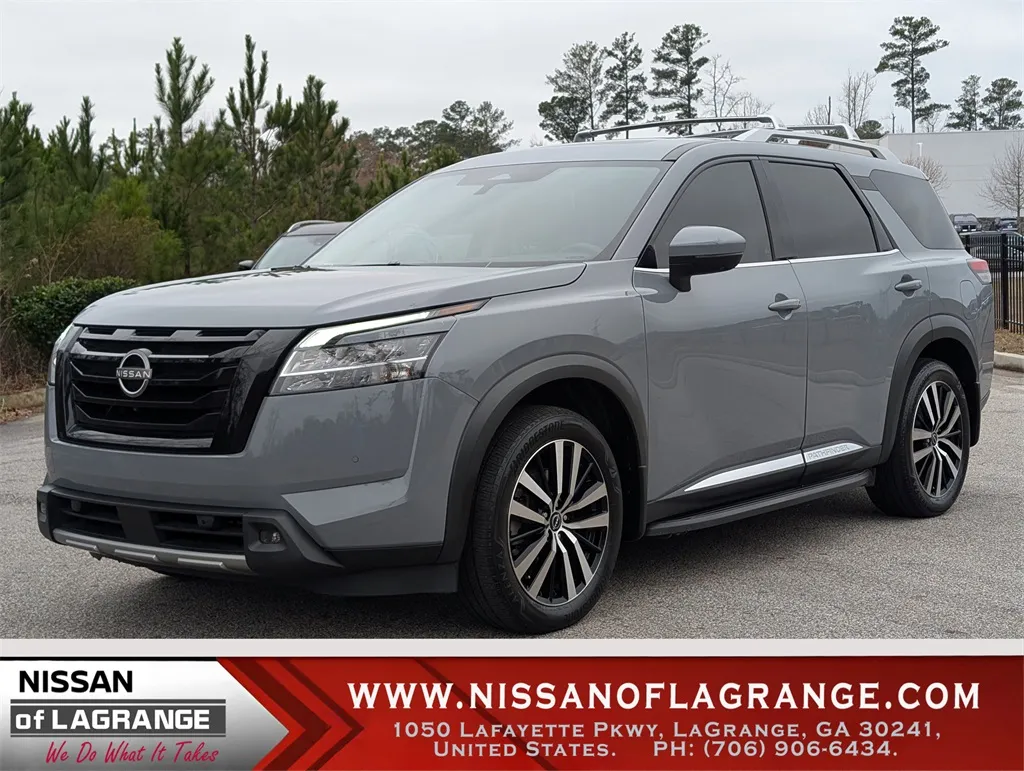 Gray 2023 Nissan Pathfinder Platinum for sale in LaGrange, GA