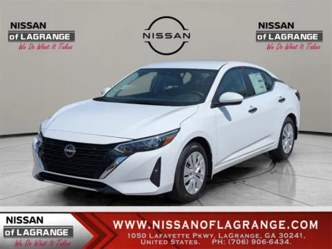 White 2025 Nissan Sentra S for sale in LaGrange, GA