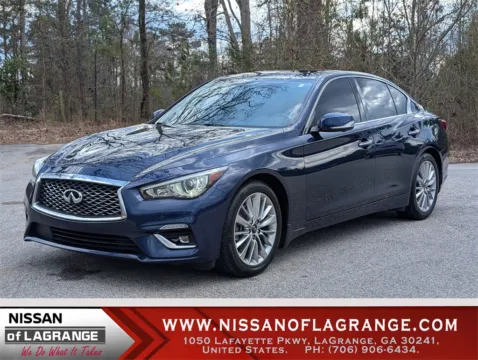 Blue 2021 INFINITI Q50 3.0t LUXE for sale in LaGrange, GA