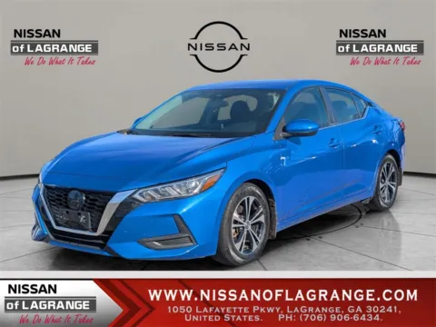 Blue 2022 Nissan Sentra SV for sale in LaGrange, GA