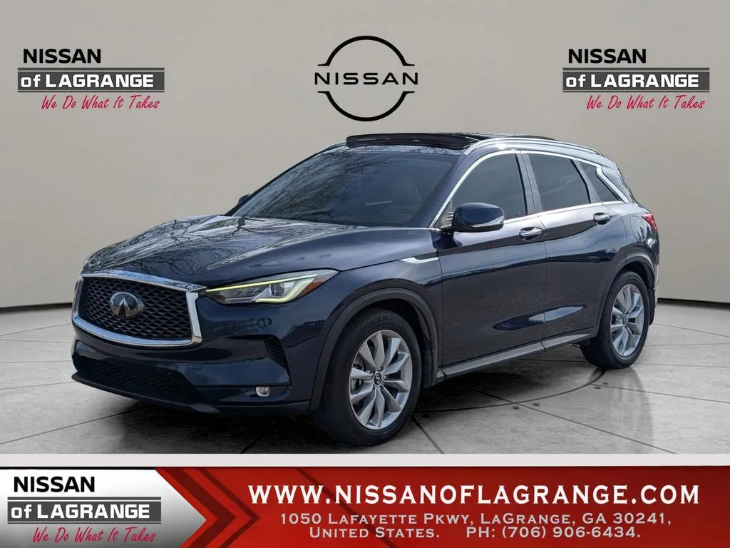 Blue 2022 INFINITI QX50 LUXE for sale in LaGrange, GA