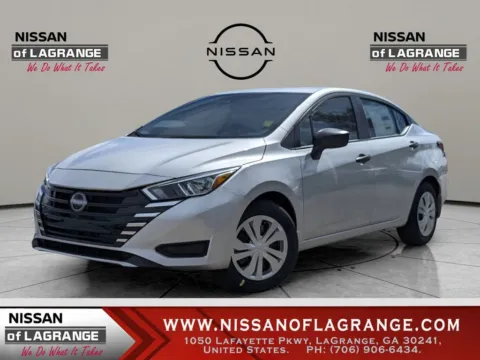 Silver 2024 Nissan Versa 1.6 S for sale in LaGrange, GA