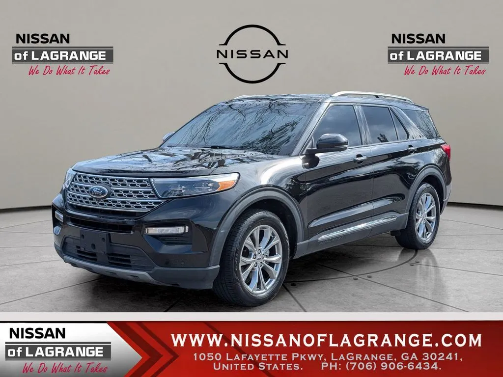 Black 2021 Ford Explorer Limited for sale in LaGrange, GA
