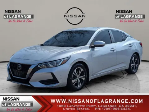 Silver 2020 Nissan Sentra SV for sale in LaGrange, GA