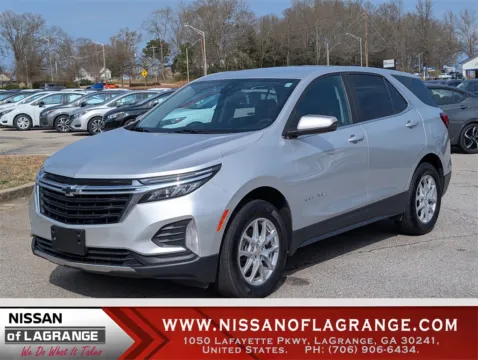 Silver 2022 Chevrolet Equinox LT for sale in LaGrange, GA