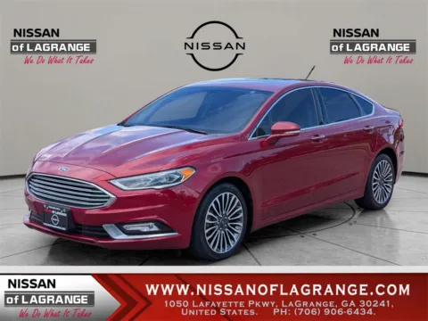 Red 2018 Ford Fusion Titanium for sale in LaGrange, GA