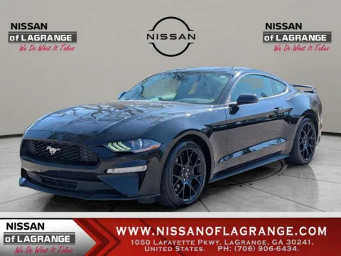 Black 2019 Ford Mustang EcoBoost Premium for sale in LaGrange, GA