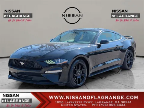 Black 2019 Ford Mustang EcoBoost Premium for sale in LaGrange, GA