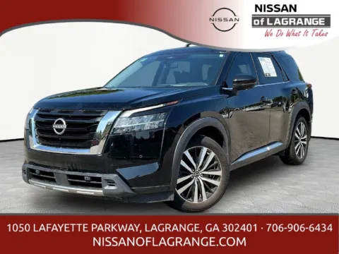 Black 2023 Nissan Pathfinder Platinum for sale in LaGrange, GA