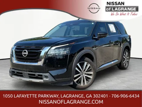 Black 2023 Nissan Pathfinder Platinum for sale in LaGrange, GA