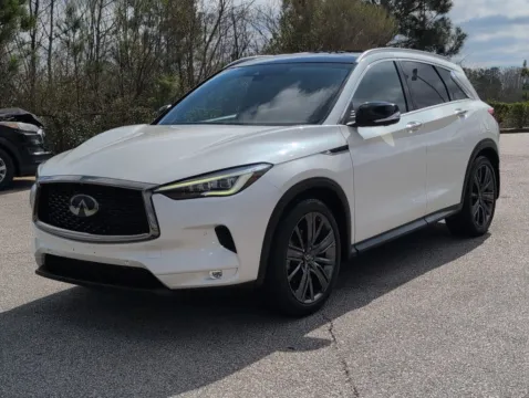 White 2020 INFINITI QX50 ESSENTIAL for sale in LaGrange, GA