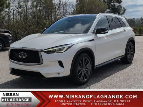 White 2020 INFINITI QX50 ESSENTIAL for sale in LaGrange, GA
