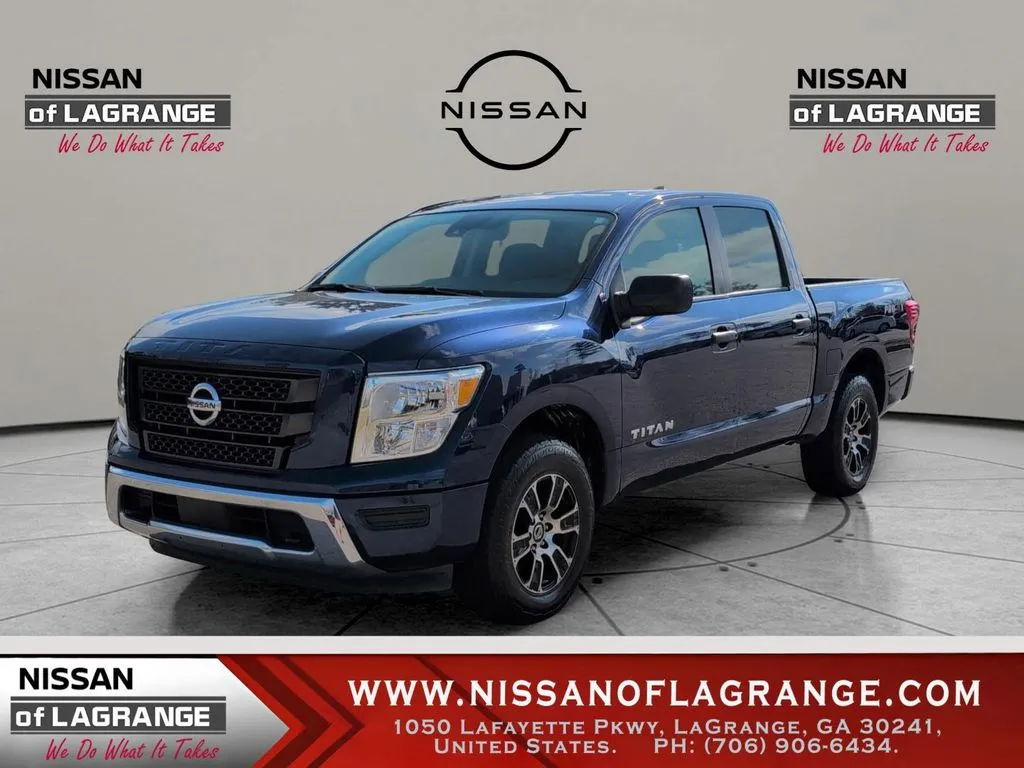Blue 2022 Nissan Titan SV for sale in LaGrange, GA