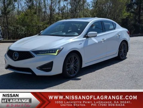 White 2021 Acura ILX Premium and A-SPEC Packages for sale in LaGrange, GA