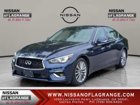 Blue 2021 INFINITI Q50 3.0t LUXE for sale in LaGrange, GA