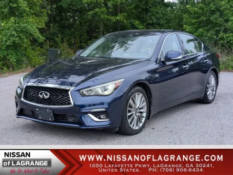 Blue 2021 INFINITI Q50 3.0t LUXE for sale in LaGrange, GA