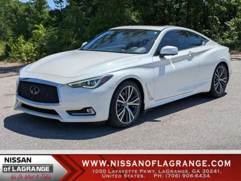White 2022 INFINITI Q60 LUXE for sale in LaGrange, GA