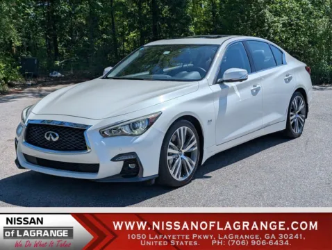 White 2019 INFINITI Q50 Sport for sale in LaGrange, GA