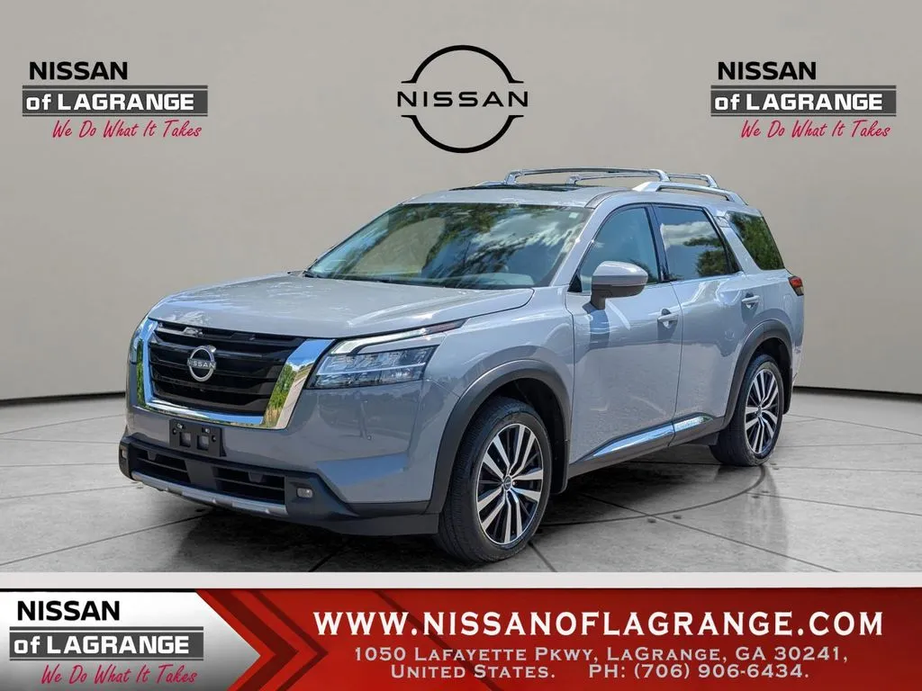 Gray 2023 Nissan Pathfinder Platinum for sale in LaGrange, GA