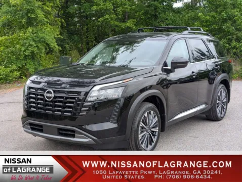 Black 2026 Nissan Pathfinder Platinum for sale in LaGrange, GA
