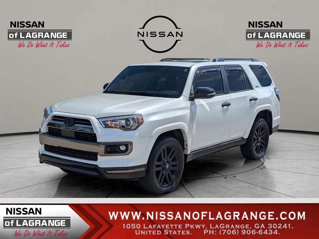 White 2021 Toyota 4Runner Nightshade for sale in LaGrange, GA