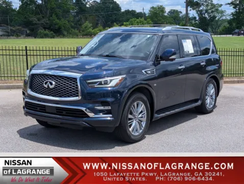 Blue 2019 INFINITI QX80 LUXE for sale in LaGrange, GA