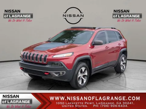 Red 2015 Jeep Cherokee Trailhawk for sale in LaGrange, GA