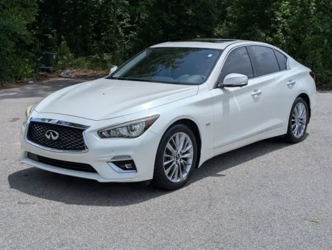 White 2019 INFINITI Q50 3.0t LUXE for sale in LaGrange, GA