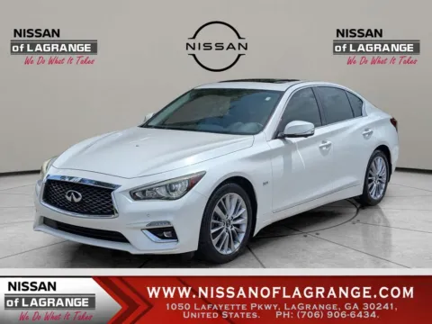 White 2019 INFINITI Q50 3.0t LUXE for sale in LaGrange, GA