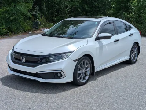 White 2019 Honda Civic EX-L for sale in LaGrange, GA