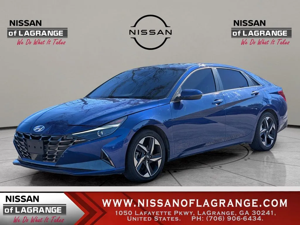 Blue 2021 Hyundai Elantra SEL for sale in LaGrange, GA