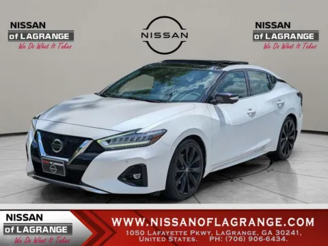 White 2019 Nissan Maxima SR for sale in LaGrange, GA