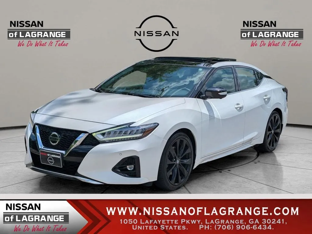 White 2019 Nissan Maxima SR for sale in LaGrange, GA