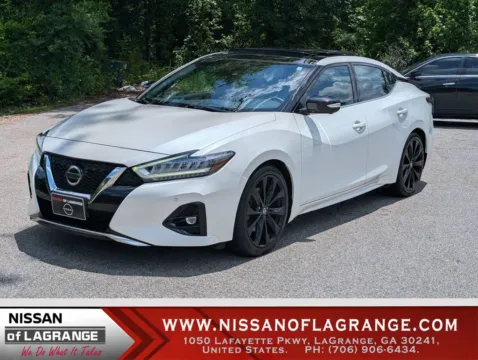 White 2019 Nissan Maxima SR for sale in LaGrange, GA