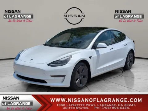 White 2021 Tesla Model 3 Standard Range Plus for sale in LaGrange, GA