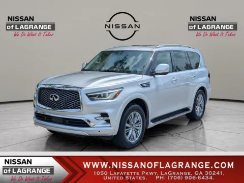 Silver 2021 INFINITI QX80 LUXE for sale in LaGrange, GA
