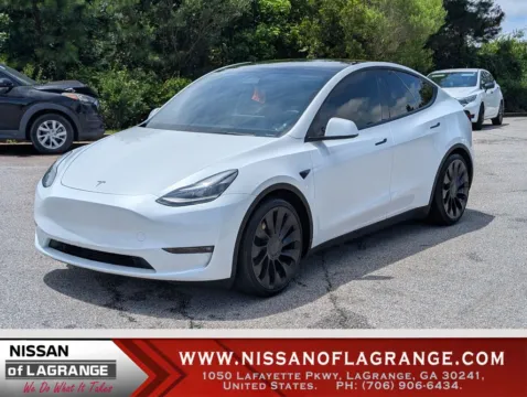 White 2023 Tesla Model Y Performance for sale in LaGrange, GA