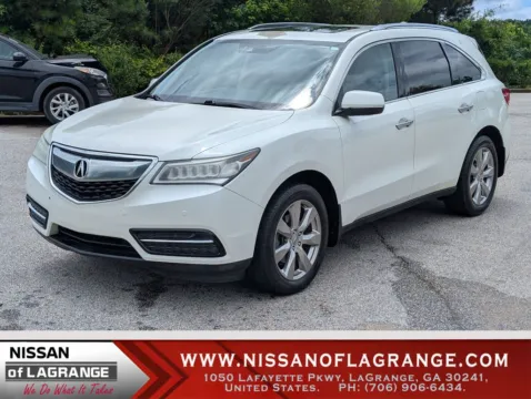 White 2016 Acura MDX 3.5L for sale in LaGrange, GA