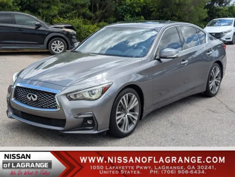 Gray 2022 INFINITI Q50 SENSORY for sale in LaGrange, GA